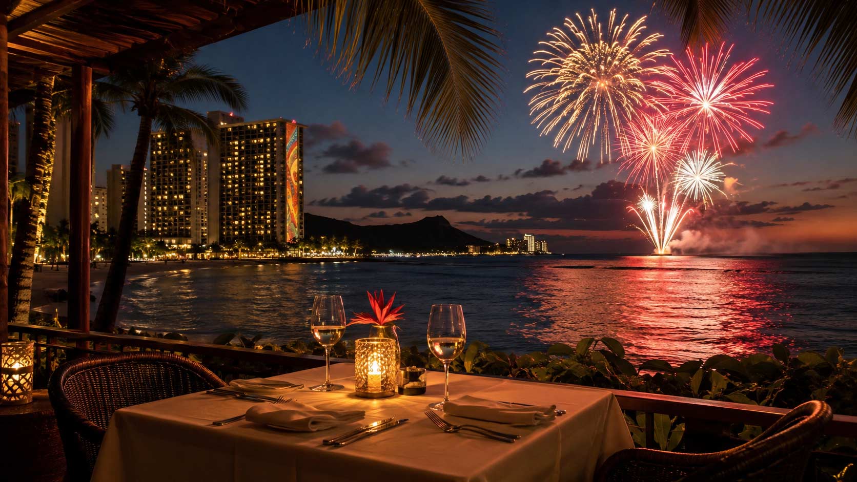 The Best Waikiki Restaurants With a Fireworks View