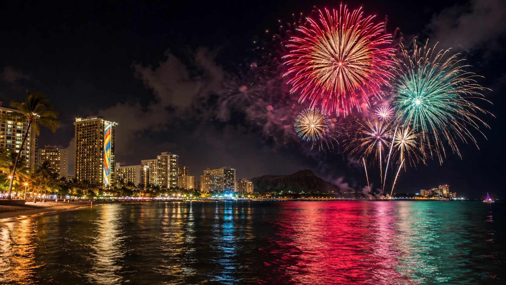 What to Expect on a Waikiki Fireworks Cruise